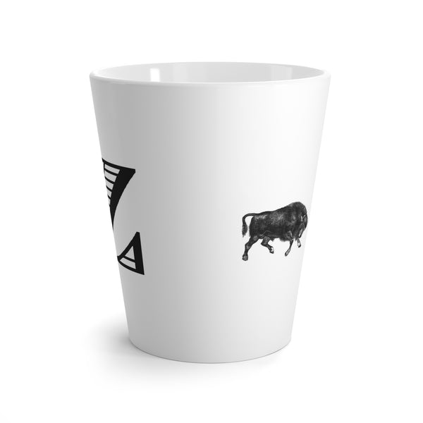 Letter Z Bull and Bear Mug with initial