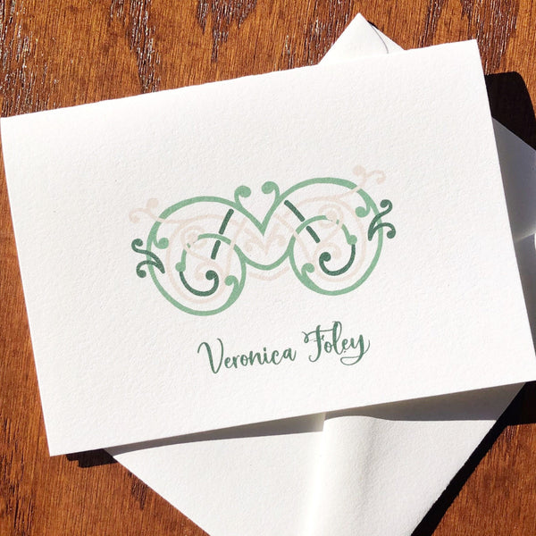 Personalized Irish Note Cards or Note Pads / Celtic Stationery