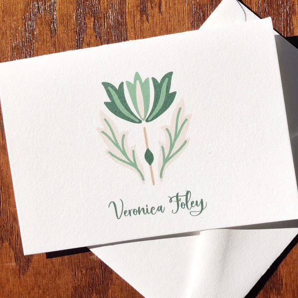 Personalized Irish Note Cards or Note Pads / Celtic Stationery