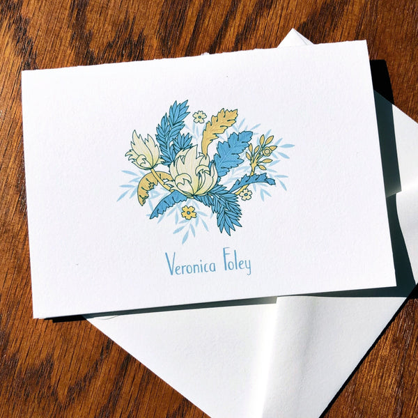 Floral Stationery for Women, William Morris Inspired