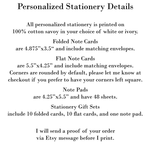 Personalized Horse Stationery with Jumper