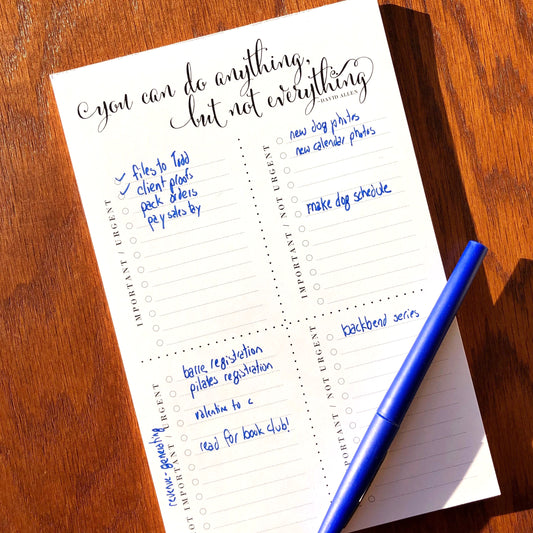 Harnessing my “Obliger” Tendency with the Priority Matrix