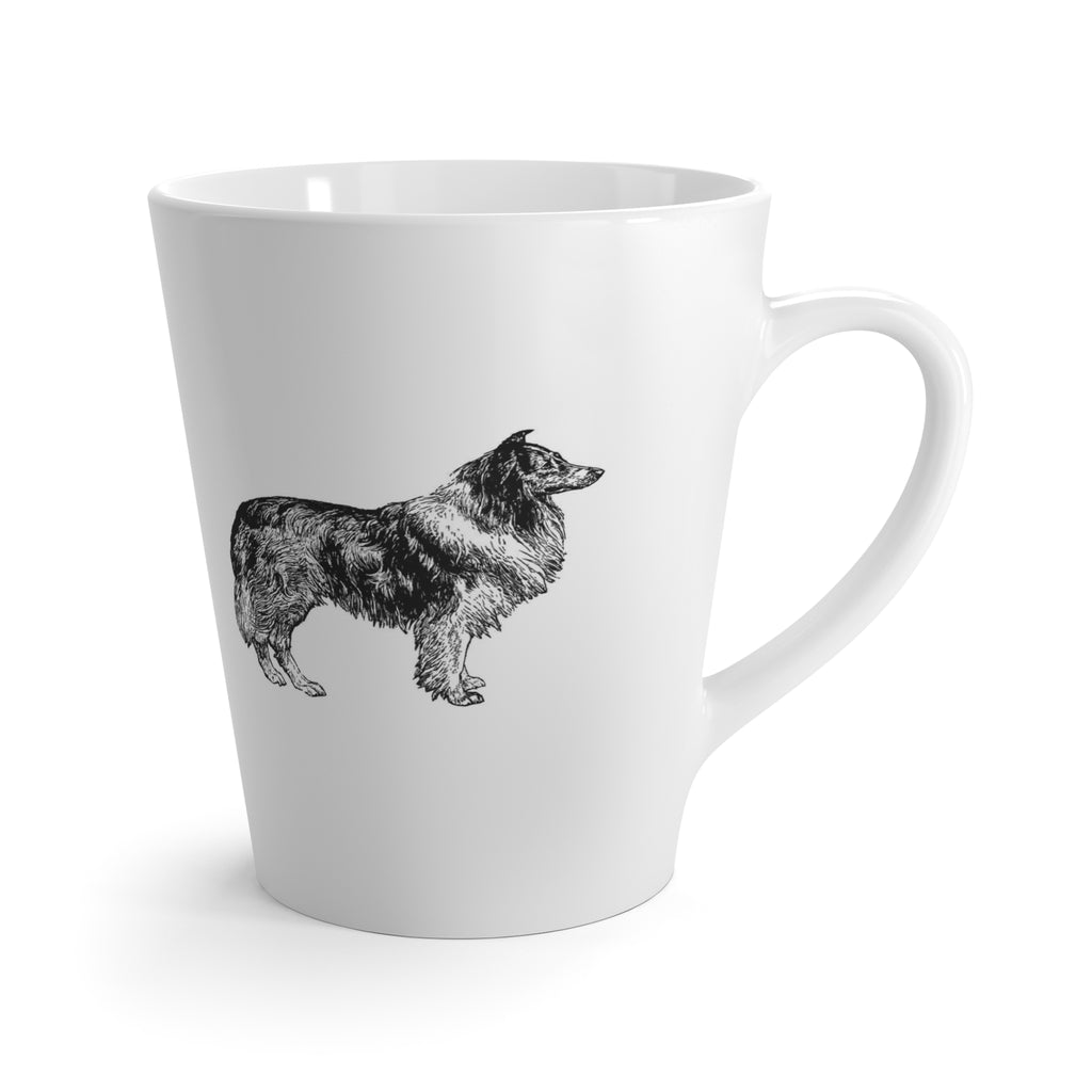 Shetland Sheepdog (Sheltie) Dog Breed Latte Mug