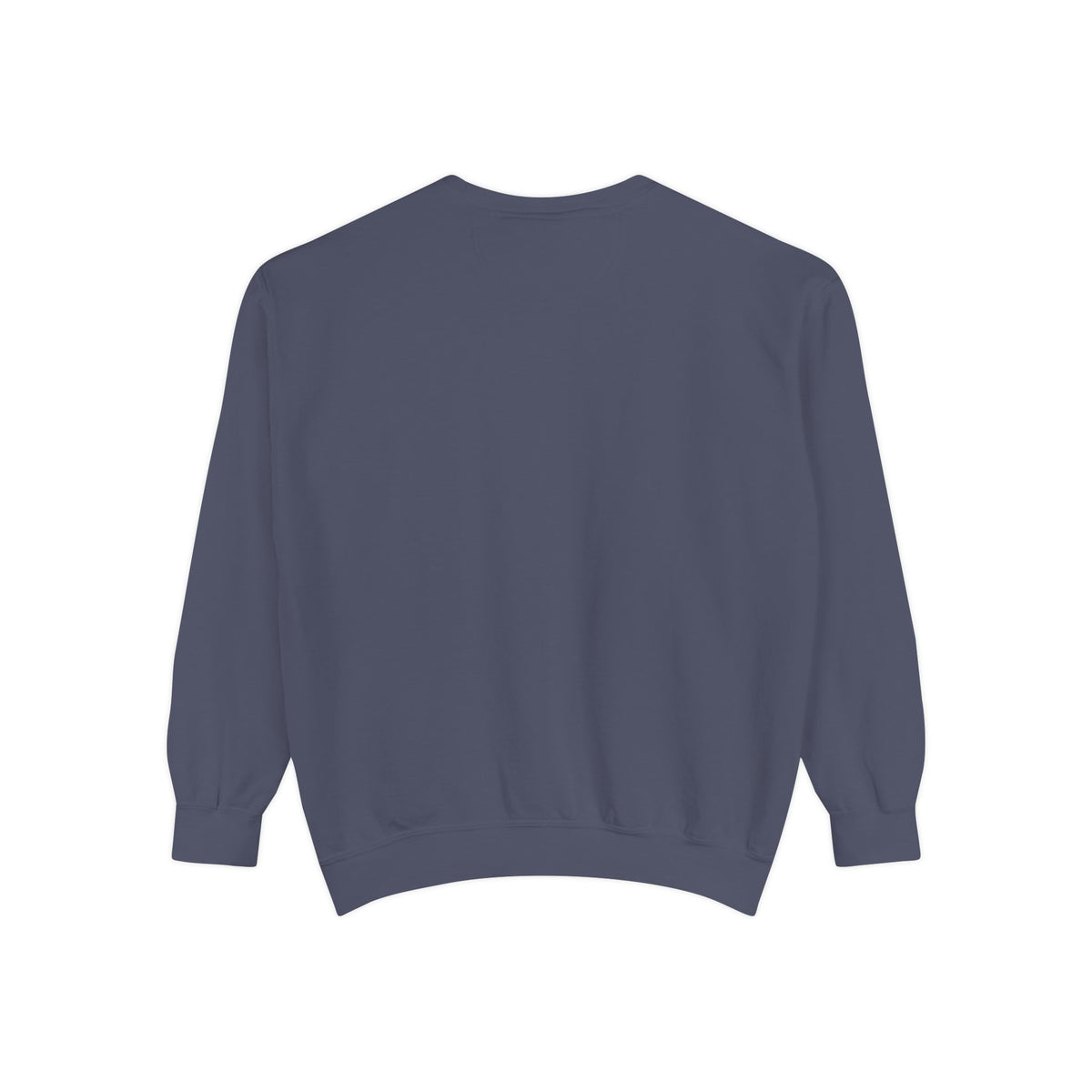 Minimal White Sweatshirt with Subtle Monogram Pocket Graphic