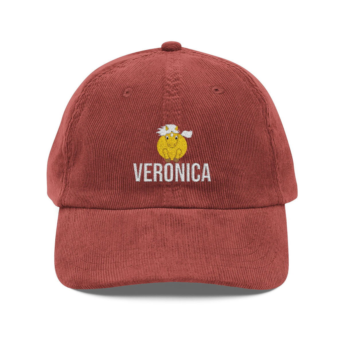 Personalized Embroidered Palomino Plenty Good Ponies Corduroy Hat