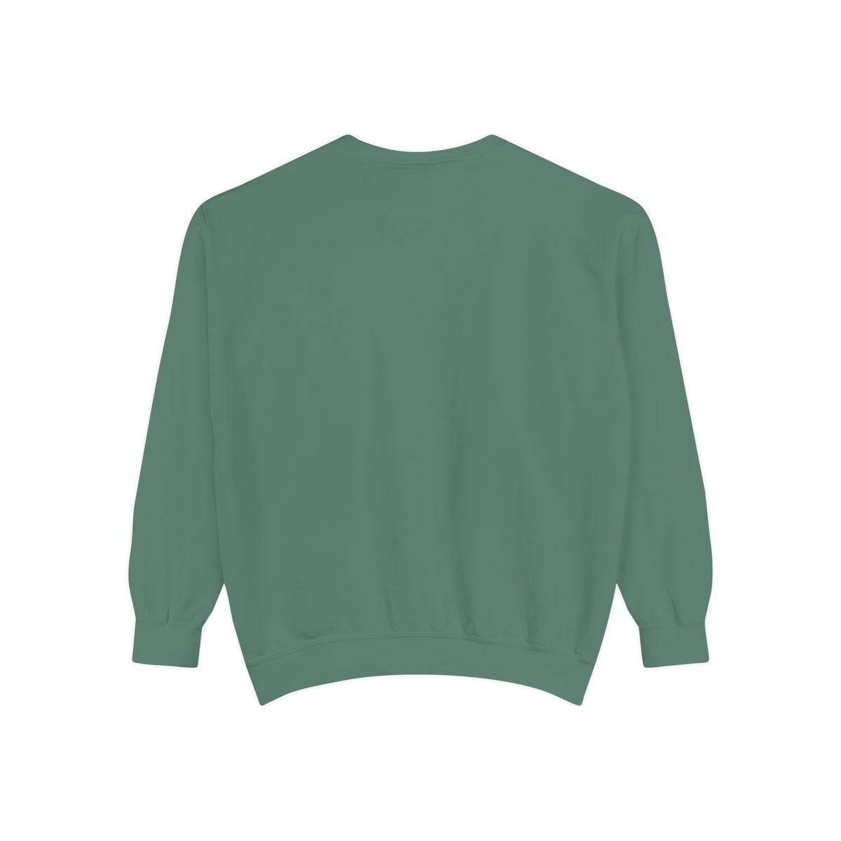 Minimal White Sweatshirt with Subtle Monogram Pocket Graphic