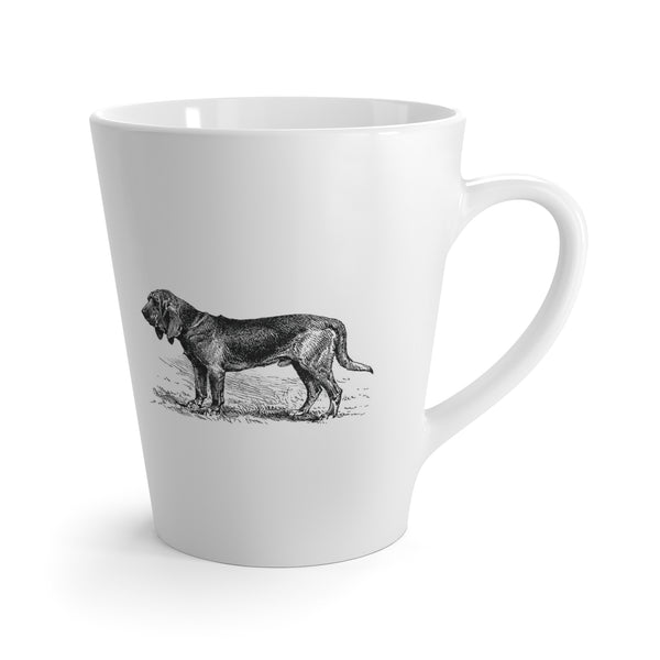 Bloodhound Dog Breed Latte Mug