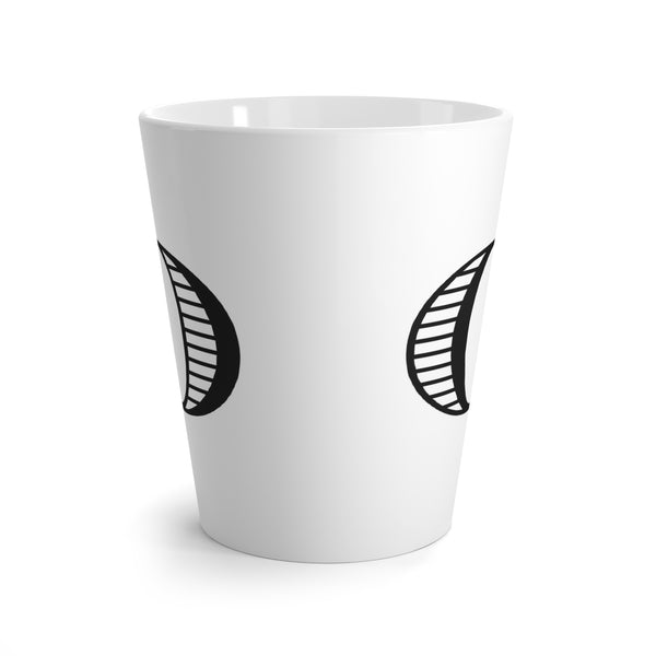 Letter O Shaded Roman Latte Mug with Initial