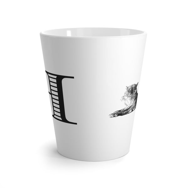 Letter H Tiger Mug with Initial