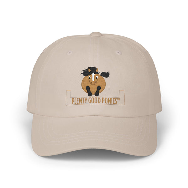 Dad Cap • Cute Pony Embroidered "Plenty Good Ponies" Baseball Hat