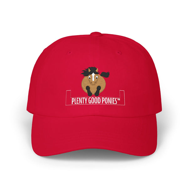 'Plenty Good Ponies' Embroidered Pony Baseball Hat