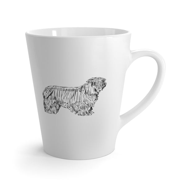 Komondor or Puli Dog Breed Latte Mug