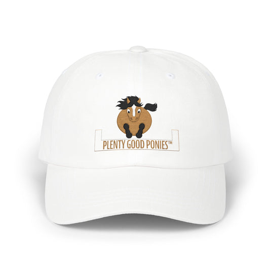 Dad Cap • Cute Pony Embroidered "Plenty Good Ponies" Baseball Hat