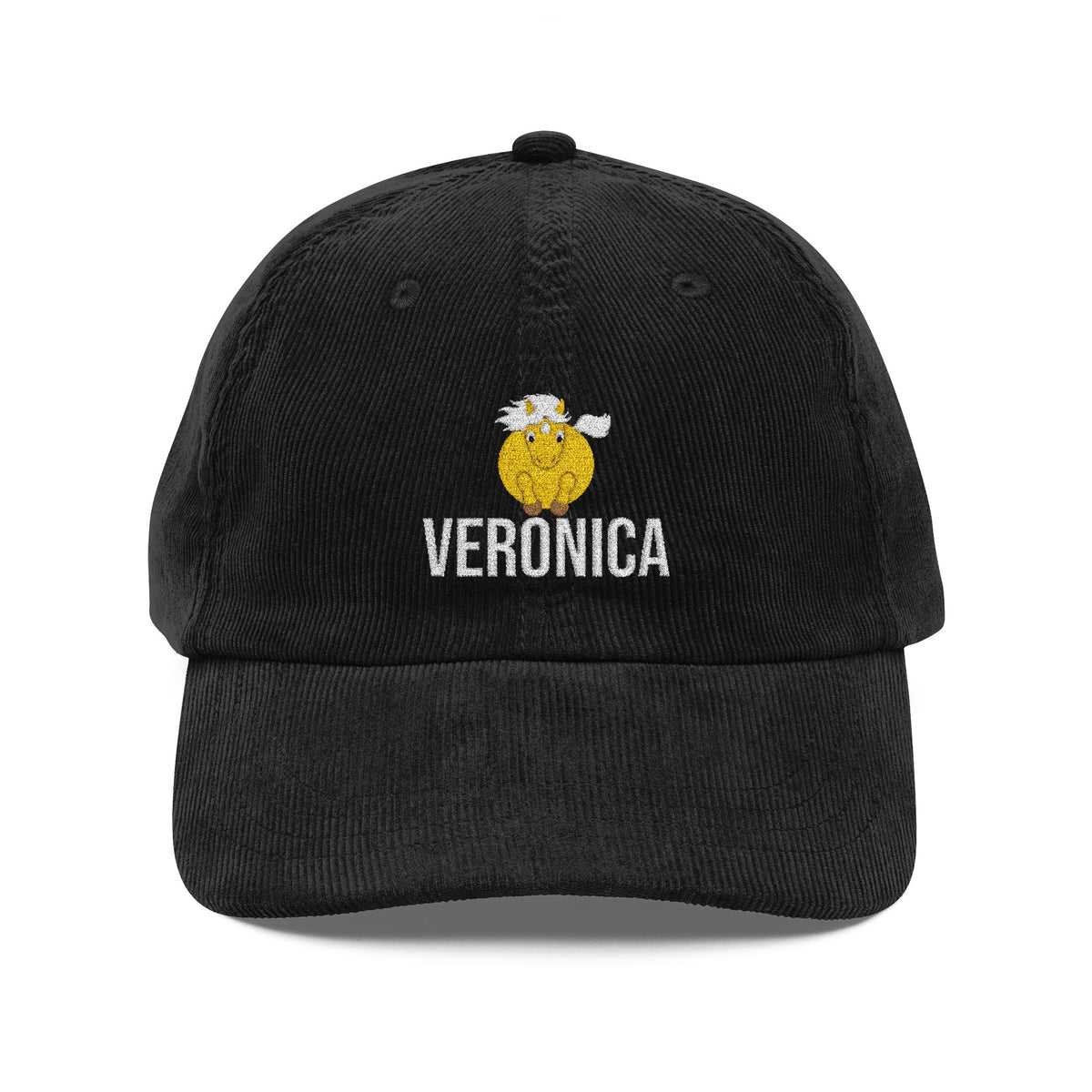Personalized Embroidered Palomino Plenty Good Ponies Corduroy Hat