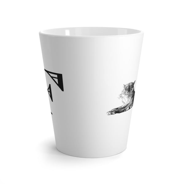 Letter F Tiger Mug with Initial
