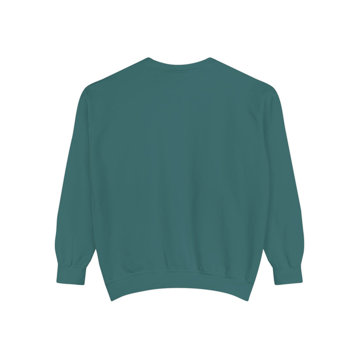 Minimal White Sweatshirt with Subtle Monogram Pocket Graphic