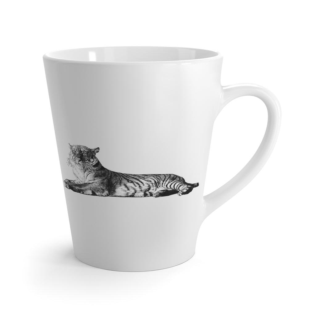Letter X Tiger Mug with Initial