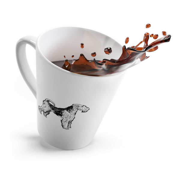 Airedale Dog Breed Latte Mug