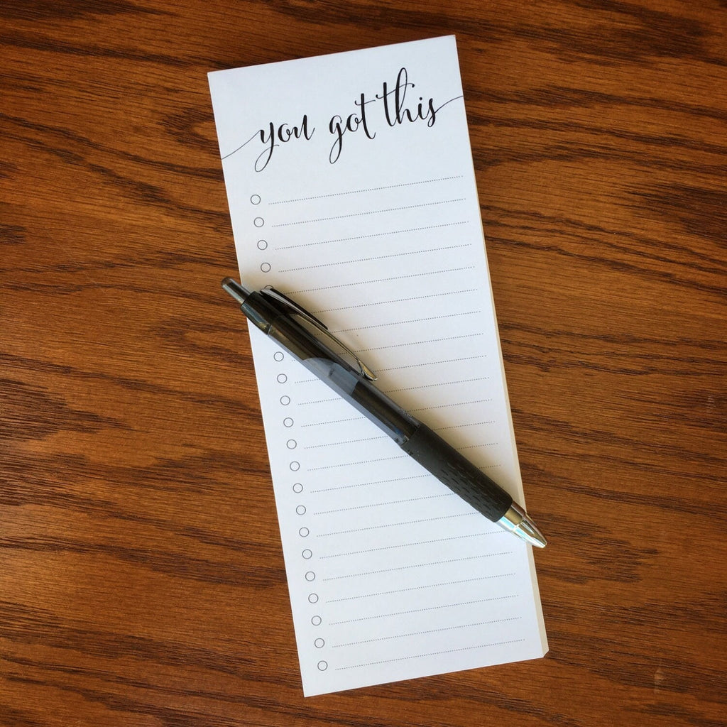 Long To Do List Notepad
