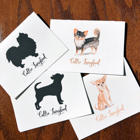 Personalized Chihuahua Cards