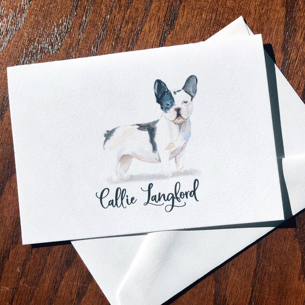 Personalized French Bulldog Cards