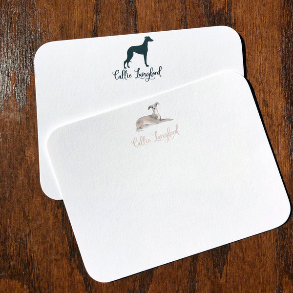 Personalized Italian Greyhound Cards