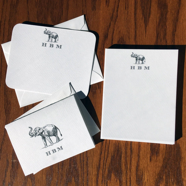 Animal Stationery Set, Personalized Stationery Gift Set, Gifts for Animal Lovers, Elephant Stationery, Fox Stationery, Eagle Stationery Set