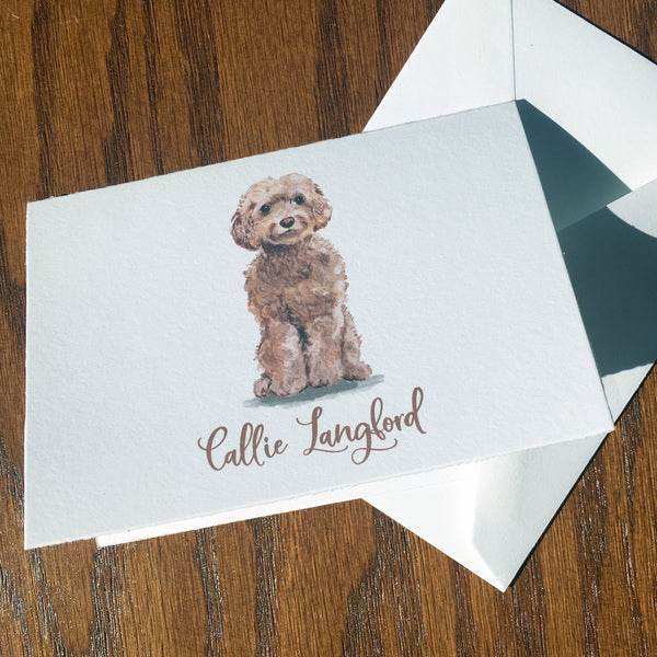 Personalized Cockapoo Cards