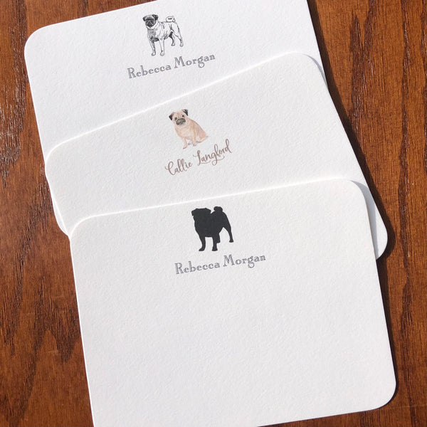 Personalized Pug Cards