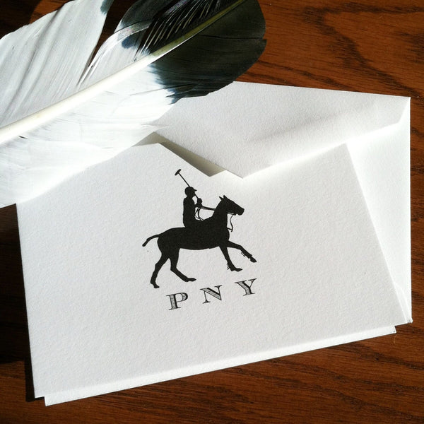 Personalized Polo Pony Horse Stationery