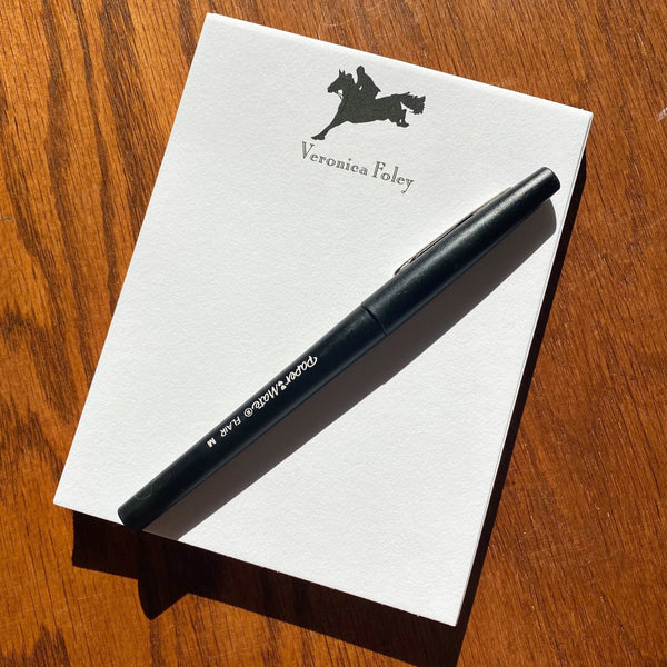 Personalized Horse Stationery with Jumper