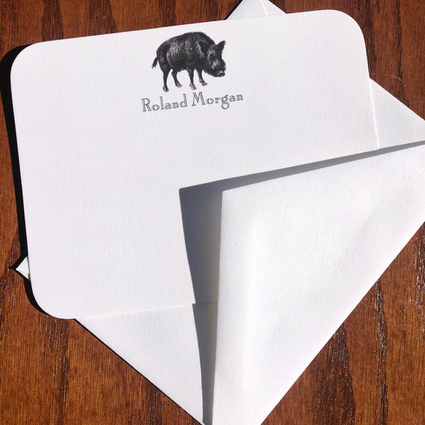 Personalized Warthog Stationery