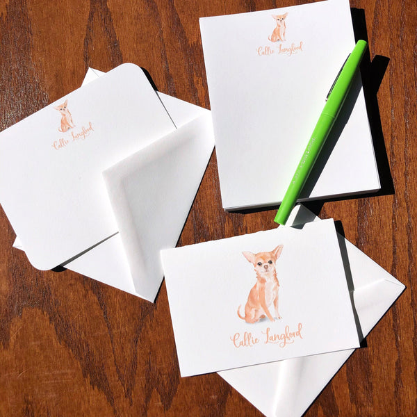 Personalized Chihuahua Cards