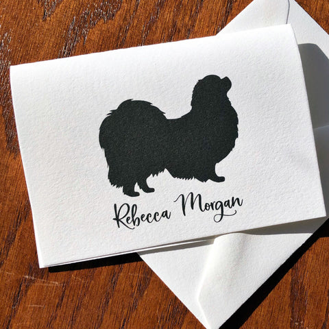 Personalized Tibetan Spaniel Dog Breed Note Cards or Note Pads