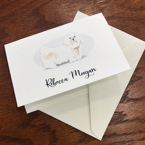 Personalized Maltese Cards