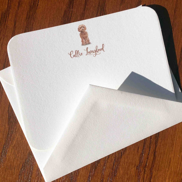 Personalized Cockapoo Cards