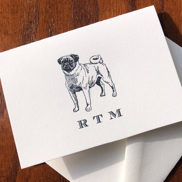 Personalized Pug Cards