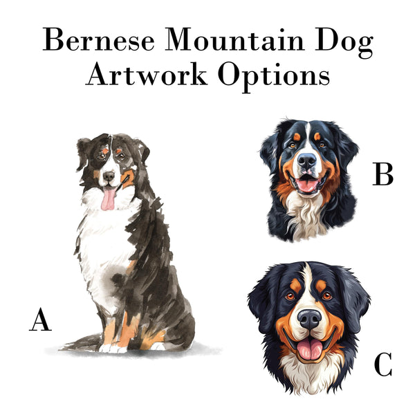 Personalized Bernese Mountain Dog Note Card Set