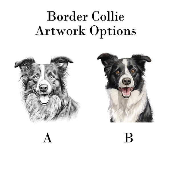 Personalized Border Collie Cards