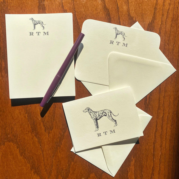 Personalized Dalmatian Cards