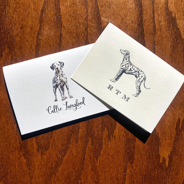 Personalized Dalmatian Cards