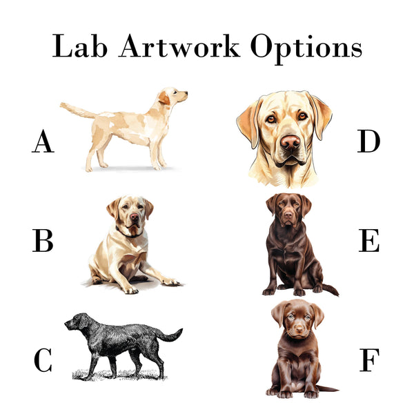 Personalized Black or Yellow Labrador Retriever Cards or Note Pads