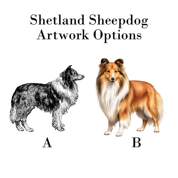 Personalized Shetland Sheepdog (Sheltie) Note Cards