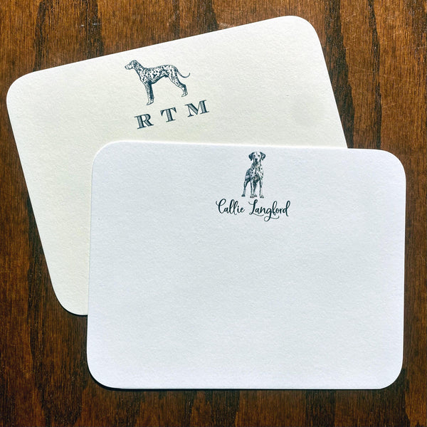 Personalized Dalmatian Cards