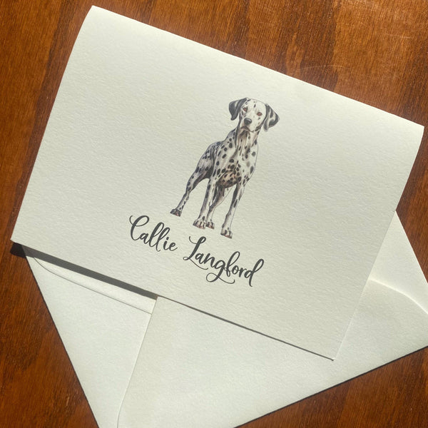 Personalized Dalmatian Cards