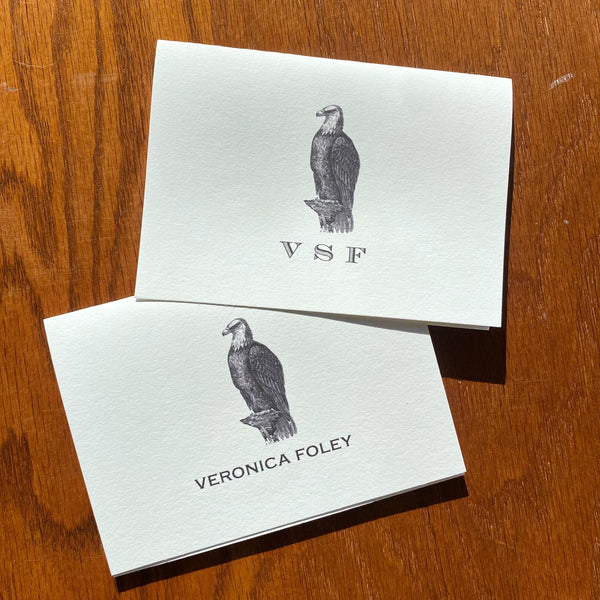 Eagle Monogrammed or Personalized Stationery for Men