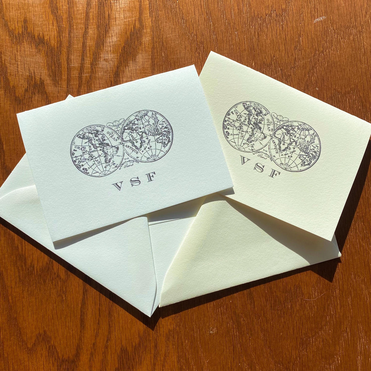 Monogrammed Globe Stationery For Men: Best Personalized Fathers Day Gift Ideas, Set of 10+ Great Gift for Dads, top fathers day gifts
