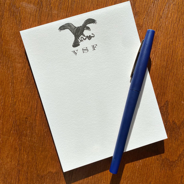 Personalized Hawk Stationery for Men