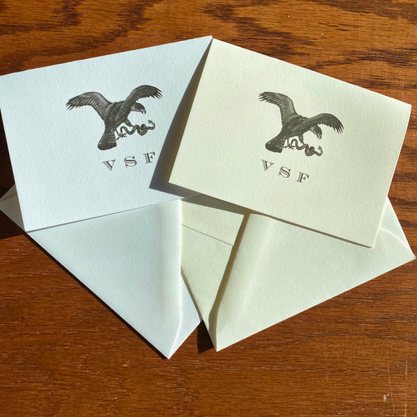 Personalized Hawk Stationery for Men