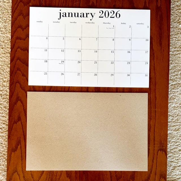 2026 Desk Calendar | Blotter